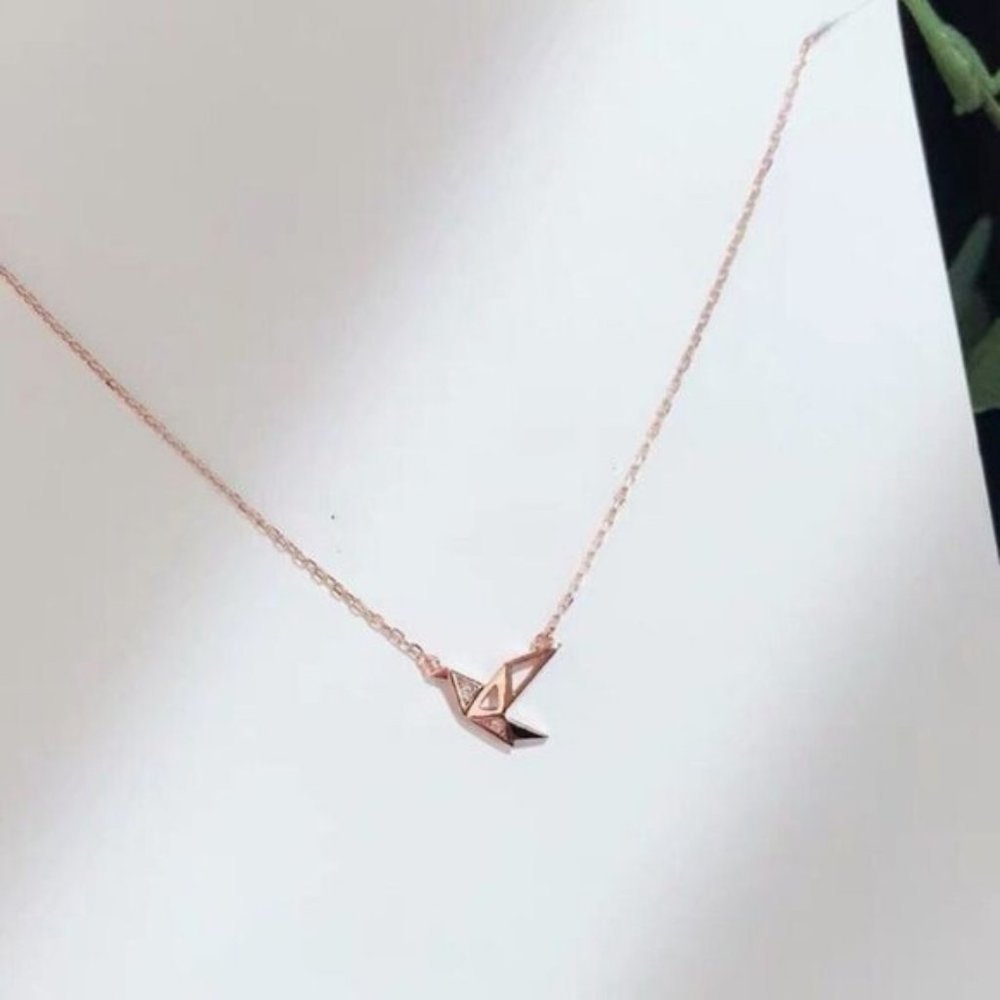 NEW Silver Paper Crane Necklaces - Picture 4 of 6